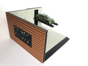 matchbox-Maßstab Mechaniker garage - Spielzeug Spiele Auto diecast hotwheels mechanik workshop 3d print model - Mito3D