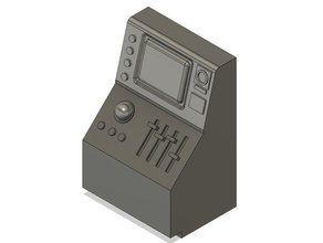 trackball monitor del computer wargame scenario terreno scatter di star wars 3d print model - Mito3D