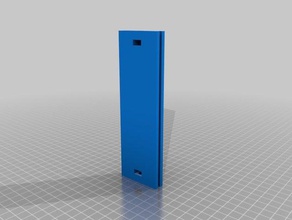 my customized parametric eurorack rail music 3d print model - Mito3D