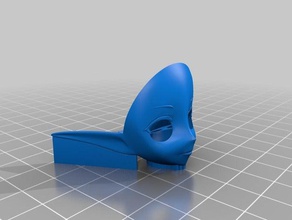 cam orta top eklemli kızın gözleri anime mafsallı bjd bebek baş iş ortamına uygun olmayan çıplak seksi 3d print model - Mito3D