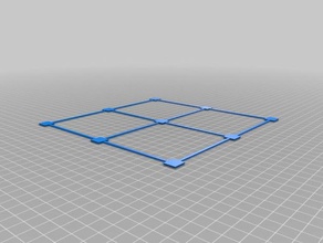 my customized bed level test 3d print model - Mito3D