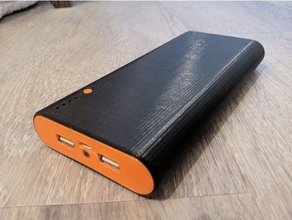 18650 powerbank bateria eletrônica Suporte para caso diy educacionais fusão 360 lição 3d print model - Mito3D