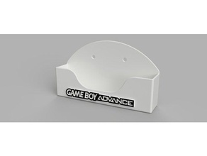 gameboy advance wall mount decor gba 3d print model - Mito3D