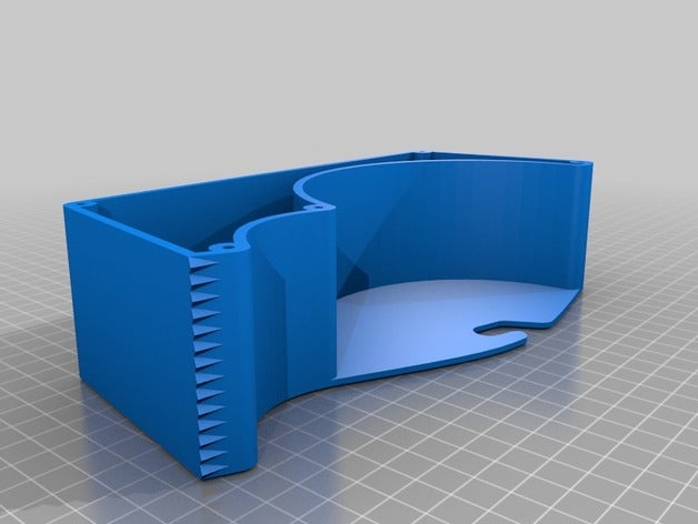50mm nastro di imballaggio dispenser taglio bordo ufficio 3D print model - Mito3D