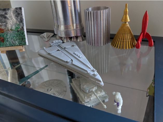 dcosta class star destroyer Fahrzeuge battleship darth vader galaktischen Imperiums Raumschiff starwars wars 3D print model - Mito3D