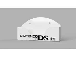 nintendo ds lite wall mount decor nds 3d print model - Mito3D