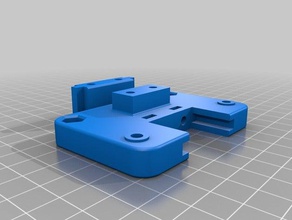 anet e10-12 carriage plate remix 3d printer parts 3d print model - Mito3D