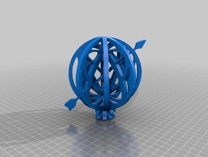 barstow green globe círculo globos 3d impressão 3d print model - Mito3D