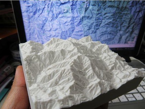 jade mountain mt giada yushan di apprendimento 3d topo più alti taiwan topografia 3d print model - Mito3D