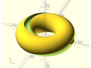 anpassbare Lager gefangen m bius schneiden fidget math mobius band Möbiusband 3d print model - Mito3D