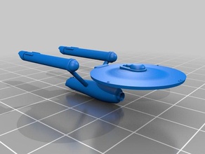 federal cruzador pesado original brinquedos jogos as batalhas frota nave caminhada uss enterprise 3d print model - Mito3D