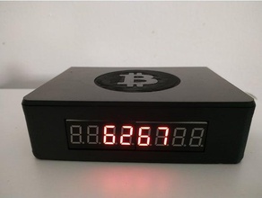 einfache bitcoin-ticker - Elektronik nodemcu 3d print model - Mito3D