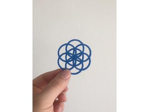 semilla de vida - la flor 3d print model - Mito3D