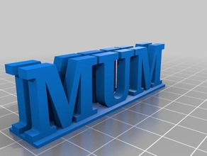 mum stand 3d printing 3d print model - Mito3D