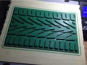 banda de rodagem pneu bolo formulário 3d print model - Mito3D