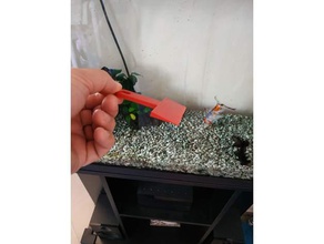 aquarium algae scraper pets 3d print model - Mito3D