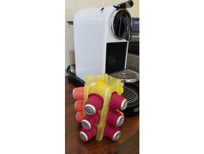 nespresso capsule holder vase mode kitchen dining 3d print model - Mito3D