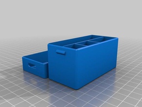 storage box bak engineering freestyle fun mini monoprice select need no support needed savety small parts universal container thing thingiverse tool 3d print model - Mito3D