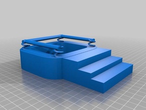 escaleras moler ferrocarril 2 3 d la impresión fingerboarding diapasón de rampa 3d print model - Mito3D