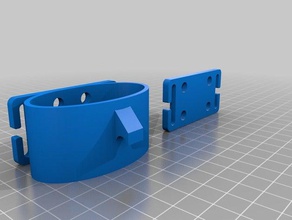 molle hultafors hatchet mount 3d printing 3d print model - Mito3D