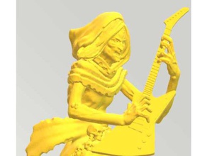o guitarrista bruxa pessoas 3d print model - Mito3D