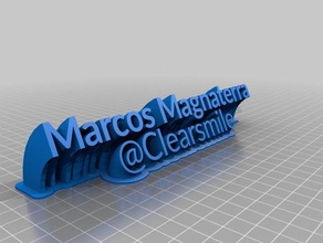 marcos office customized 3d print model - Mito3D