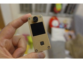 arduino selfie caja de la cámara electrónica esp32 3d print model - Mito3D