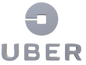 uber-logo 3d drucken 3d print model - Mito3D
