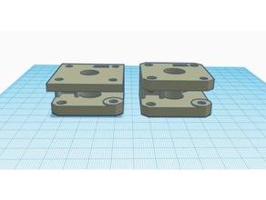 adjunto de la placa base 3d impresora partes mpsm extrusor actualizaciones v1 3d print model - Mito3D