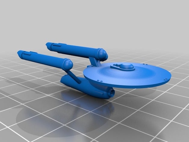 federal korkusuz oyuncaklar oyunlar savaşlar filo scifi starship trek 3D print model - Mito3D