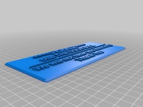 door label please use bell office customized 3d print model - Mito3D