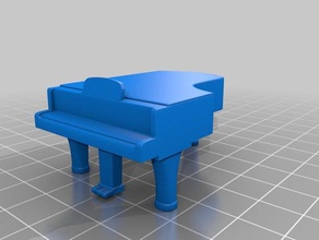 şimdiye kadar koleksiyon mobilya oyuncaklar oyunlar piyano 3d print model - Mito3D