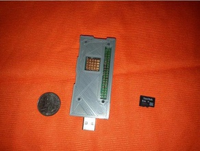 raspberry pi zero usb stick case electronics openscad pimoroni sparkfun 3d print model - Mito3D