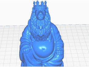lion king buddha tv movies collection sculptures 3d print model - Mito3D
