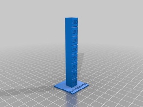 meine angepasste Temperatur-Kalibrierung-test costumizable 3d drucken tests 3d print model - Mito3D