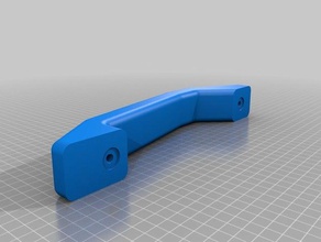 hummer h2 hood handle 3d printer parts 3d print model - Mito3D