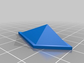 snowboard stomp pad diamond shape sport im freien 3d print model - Mito3D