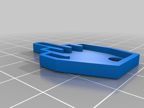 middle finger keychain keychains 3d print model - Mito3D