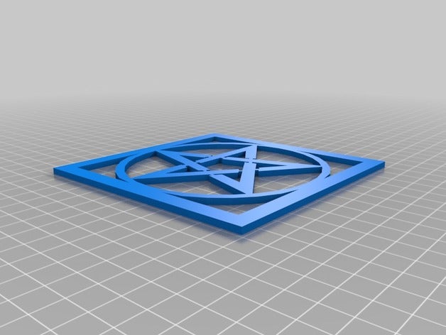pentagram lamp other ledlamp 3D print model - Mito3D