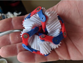 moebius engrenages de la moitié taille mécanique les jouets rouages machine mbius 3d print model - Mito3D