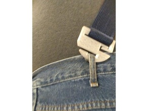 beltloop suspender clip belt suspenders 3d print model - Mito3D