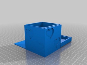 kutu, Gizli Oda kutusu kap gizli 3d print model - Mito3D
