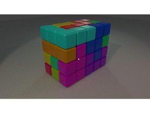 pentomino archaische Version von tetris Rätsel Dekoration Geschenk Kinder Russisch Spielzeug 3d print model - Mito3D