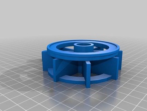 madera molino de la rueda 3d impresión agua 3d print model - Mito3D