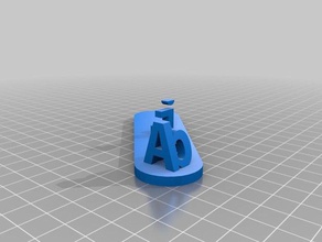 big al ambigram interativo a arte personalizado 3d print model - Mito3D