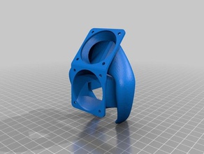 ender 3 ventilador de ductfan montagem 3d a impressora partes pro 3d print model - Mito3D