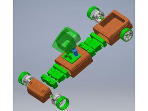 automoblox camion mécanique les jouets voiture 3d print model - Mito3D