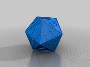 d20 planter dice dnd dungeons dragons dungeon gaming plant plants roleplaying game 3d print model - Mito3D