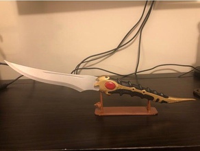catspaw dagger stand props 3d print model - Mito3D