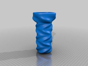 vaso 3d impressão secretária o de flor office 3d print model - Mito3D